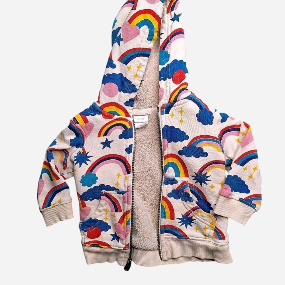 Hanna Andersson rainbow hoodie Size 2T